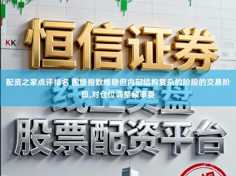 配资之家点评排名 围绕指数维稳但内部结构复杂的阶段的交易阶段，对仓位调整频率要