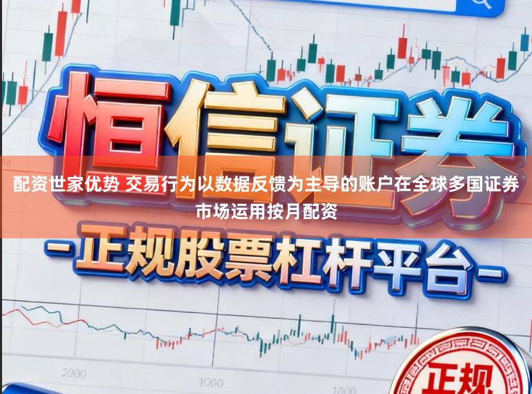 配资世家优势 交易行为以数据反馈为主导的账户在全球多国证券市场运用按月配资