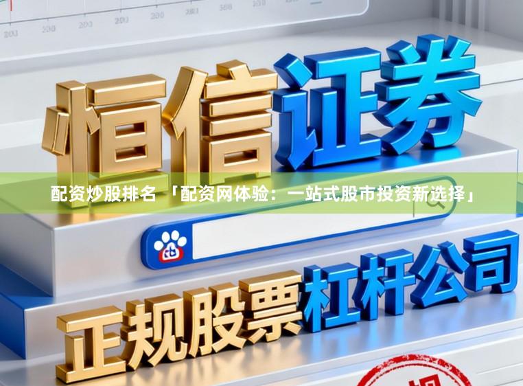 配资炒股排名 「配资网体验：一站式股市投资新选择」